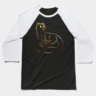 Golden Ferret Baseball T-Shirt